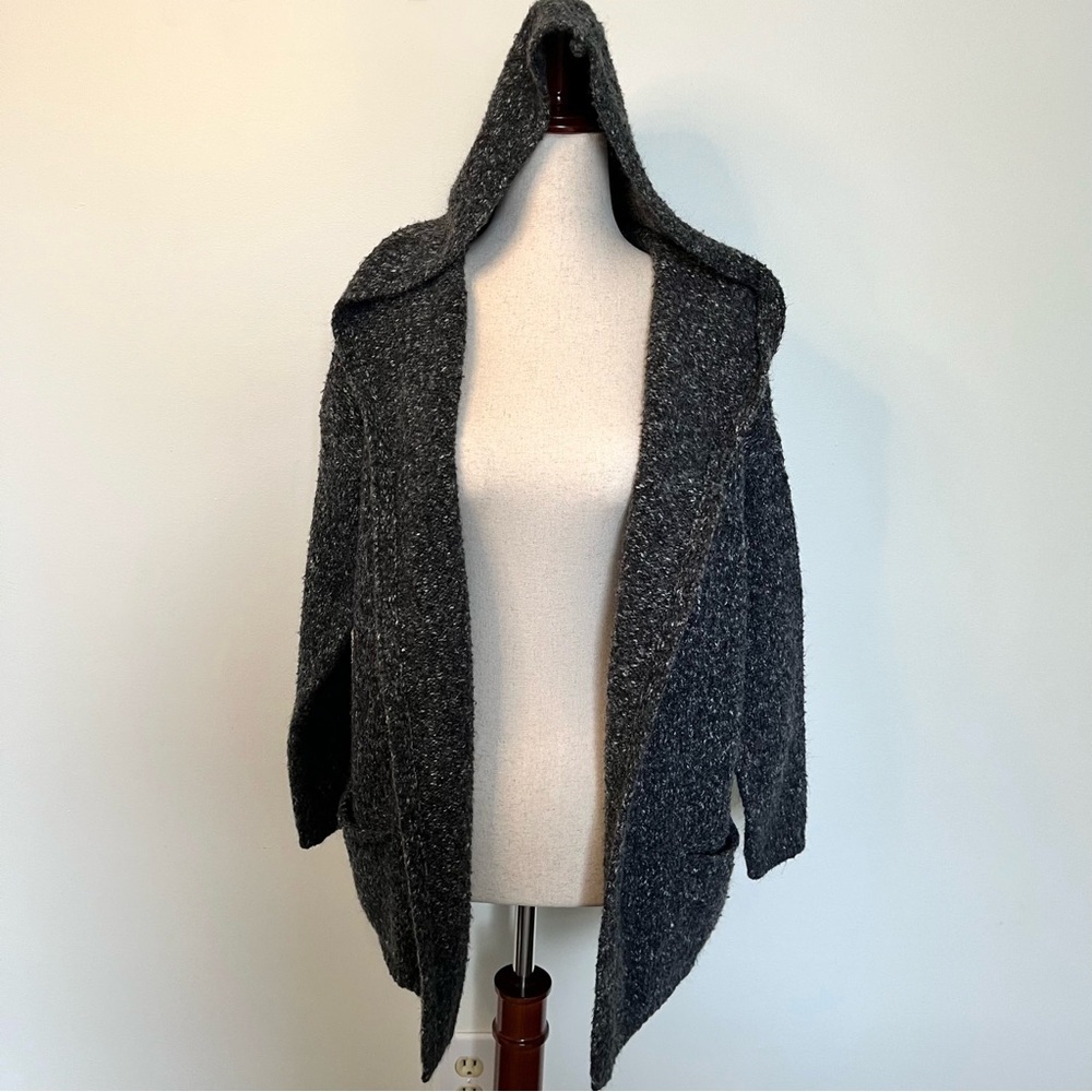 Brandy Melville vintage Oversized Wool Hooded Cardigan